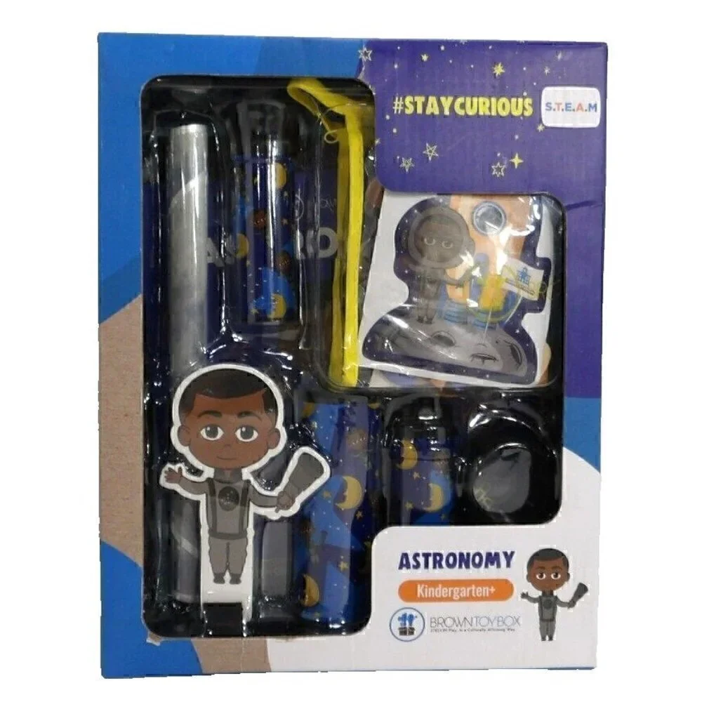 Astronomy S.T.E.A.M. learning kit kindergarten level BROWNTOYBOX NEW, BOX TORN